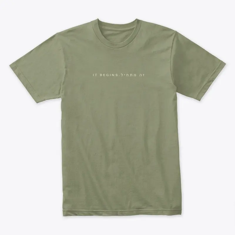 IT BEGINS ALBUM TSHIRT